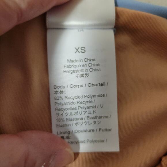 NWT J.Crew Hight Rise Bikini Bottom Vacation Summer Beach Pastel Blue Size XS - Picture 5 of 6